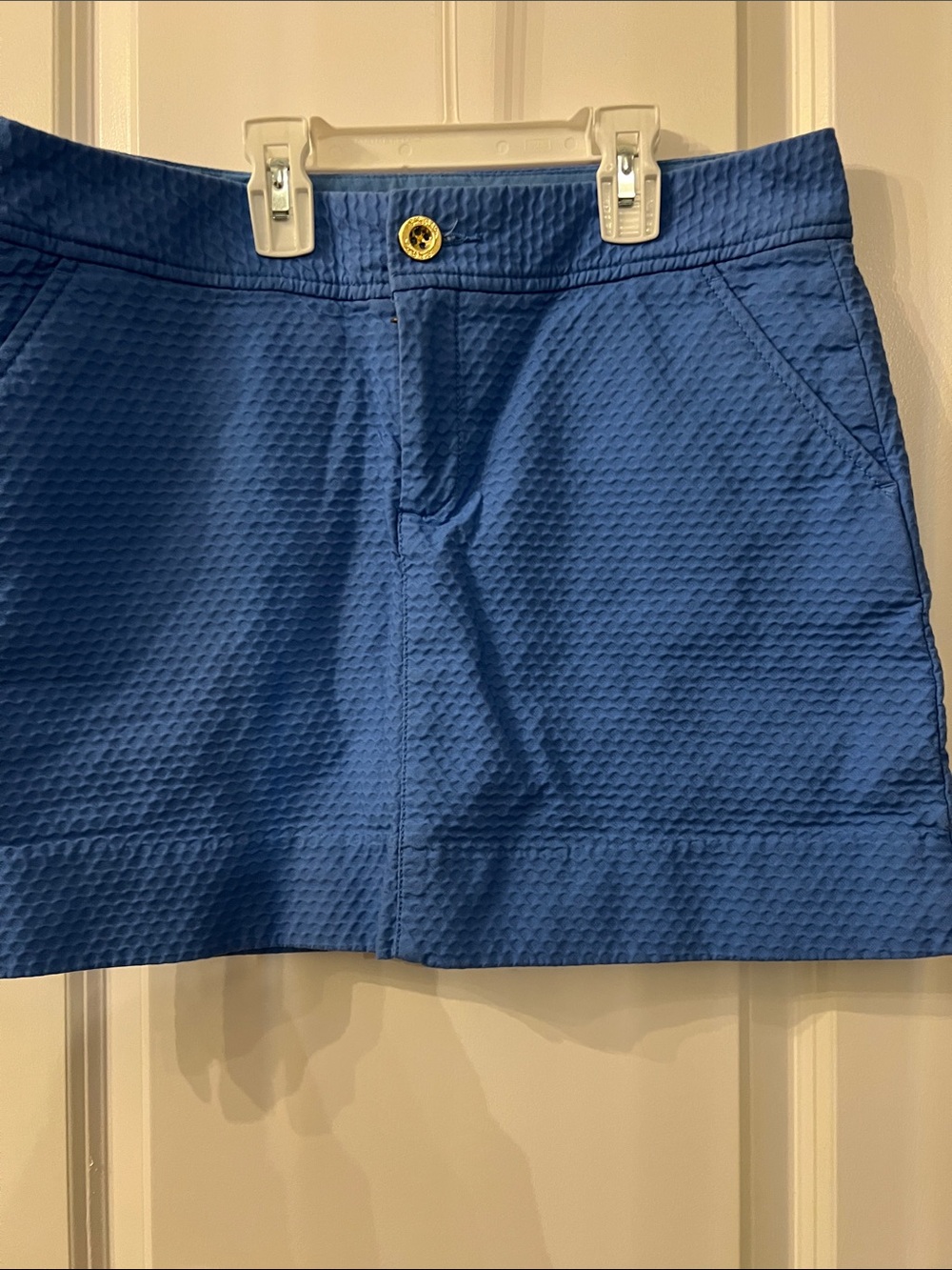 Lilly Pulitzer vibrant Blue Textured Skort